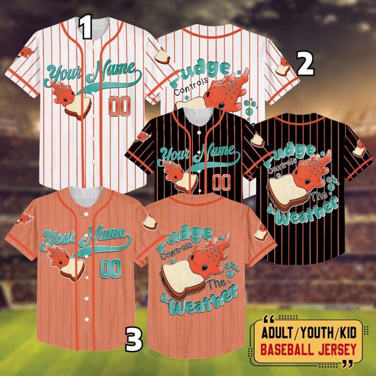 Discover Personalized Disneyyy Pudge Controls The Weather Baseball Jersey