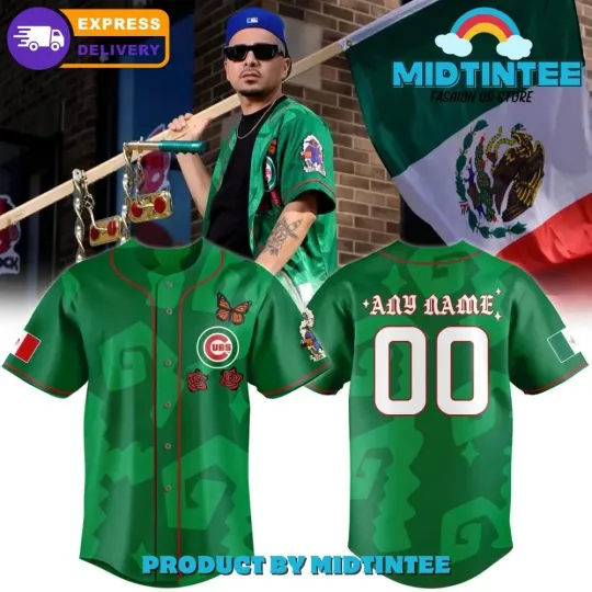 Discover Chicago Cub city x Mexican Heritage 2025 Green Baseball Jersey