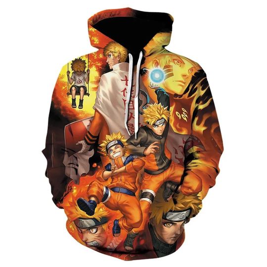 Discover Narutoo Shippuden Boy Girl Hoodie Uchiha ITC Men's Hoodie 3D Print Fashion