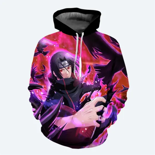 Discover Uchiha ITC Boys Girls Hoodies Hoodies 3D Printing