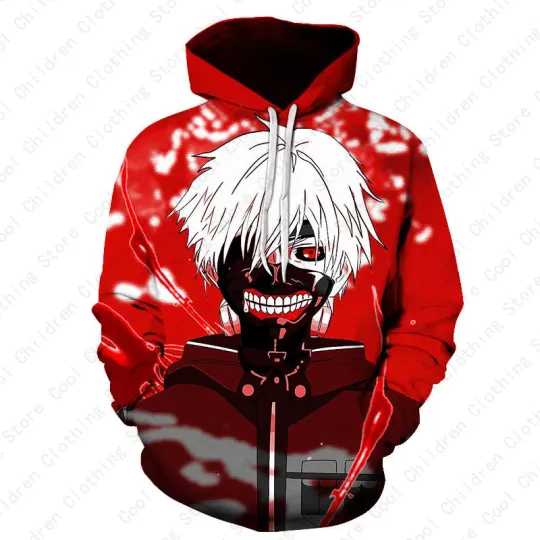 Discover Japan Comic Men Women 3D  Anime Toky Ghoul  Harajuku Casual Pullover Funny Spring Autumn Top