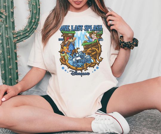 Discover One Last Splash Shirt, Splash Mountain Farewell Tee, Disneyyland Shirt