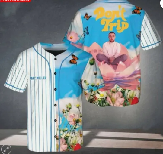 Discover macmiller Baseball Jersey - Baseball Jersey 3D -Dad gift