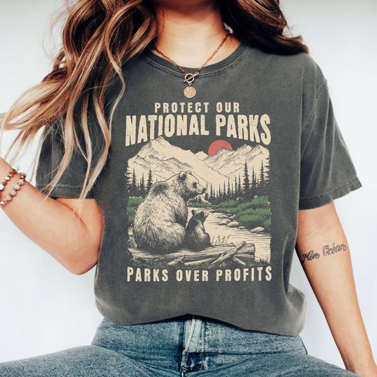 Discover Protect Our National Parks Shirt, Resist Shirt, Activist Shirt, Comfort Colors Subtle Anti Trump Tee