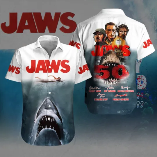 Discover Jaws 3D Hawaiian Shirt – LH1387