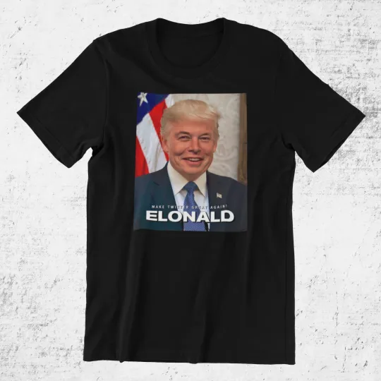 Discover Elonald Donald Trump Shirt, Elon Musk Mashup Shirt