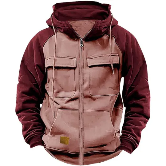 Discover Hoodies Men Clothing New Solid Long Sleeves Tops Youth Sports