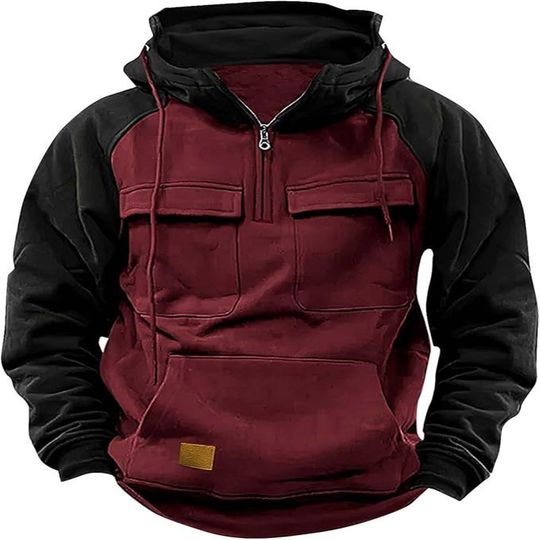 Discover Fashion Autumn Young Men's Clothing Color Contrast