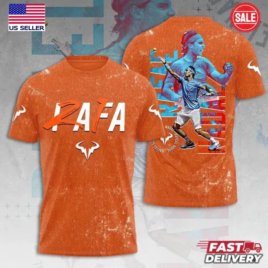 Discover Merci Rafa Roland Garros Rafael Nada 3D T-Shirt Unisex All Size