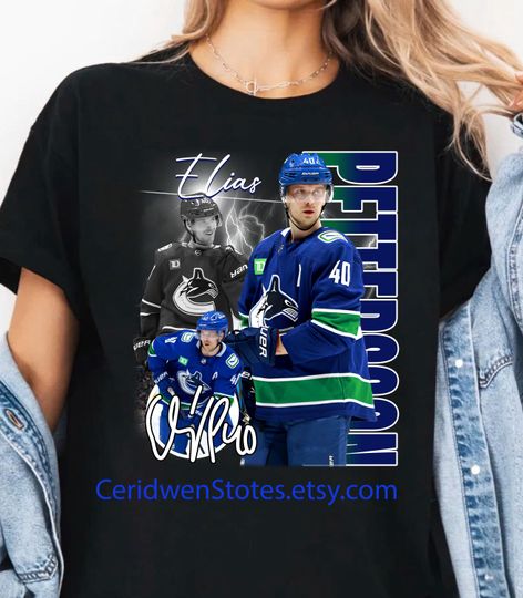 Discover Elias Pettersson Shirt Ice Hockey Swedish Professional Hockey Championship