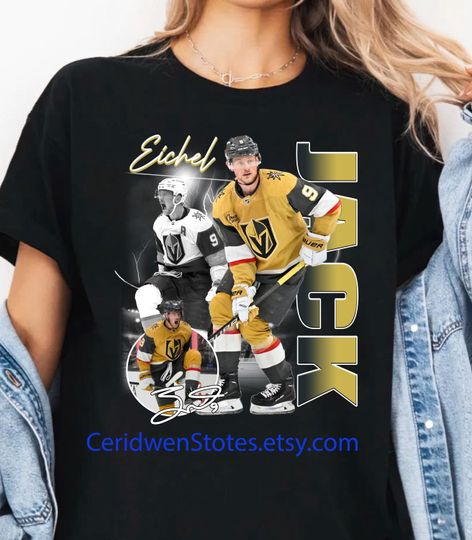 Discover Limited Jack Eichel Shirt Vintage Bootleg Graphic Tee Jack Eichel T-Shirt
