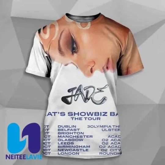 Discover Jade That’s Showbiz Baby Tour 2025 UK EU Dates T-Shirt