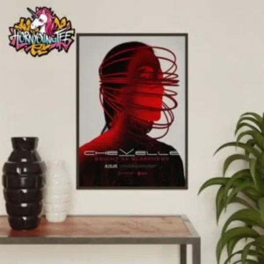 Discover Jim Jones x Rabbit Hole Poster Chevelle Album Bright As Blasphemy 2025