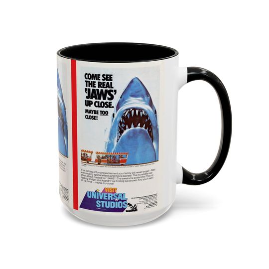 Discover 15oz. Come see the all new Jaws-Inspired Coffee Mug, Shark Lover Gift, Movie Memorabilia, Unique Kitchen Decor,  Fun Drinkware