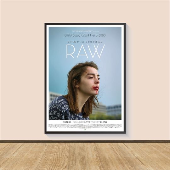 Discover Raw Movie Poster Print, Home Decor, Movie Art