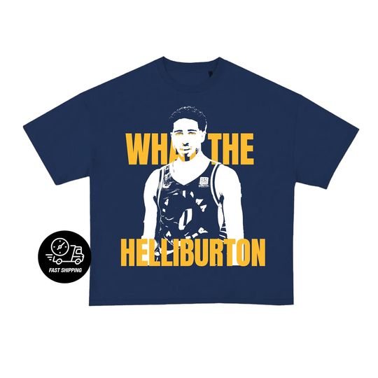 Discover Tyrese Haliburton "What The Helliburton" Garment Dyed T Shirt | Tyrese Haliburton