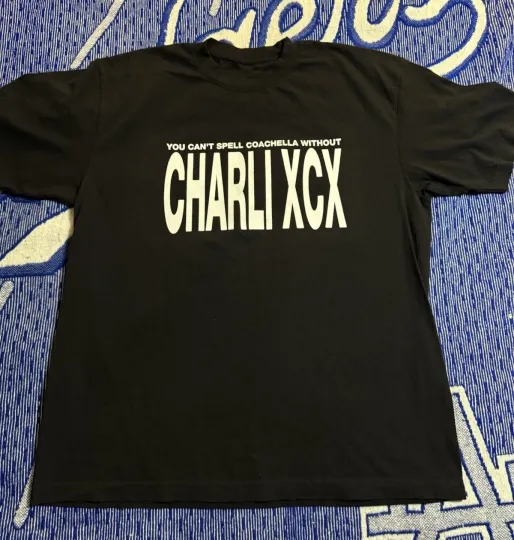 Discover Charli XCX Coachellla 2025 Exclusive Mayhem T-Shirt Brat