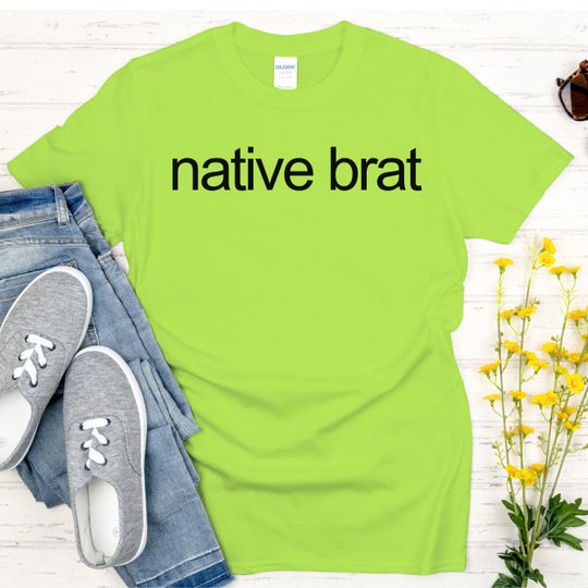 Discover Native Brat Concert Shirt, Indigenous Brat Shirt, NativeAmerican  Brat Tshirt