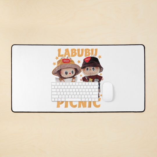 Discover Meme Funny Labubu Picnic Desk Mats, Computer Accessories