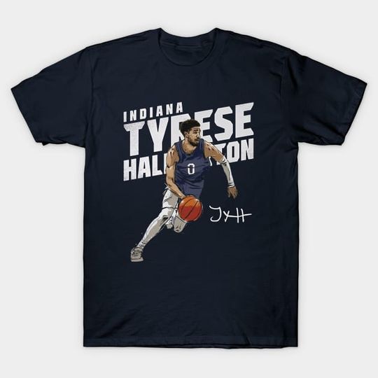 Discover Tyrese Haliburton Indiana Slant - Tyrese Haliburton - T-Shirt