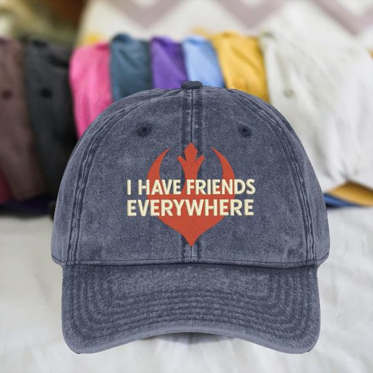Discover I Have Friends Everywhere Embroidered Hat