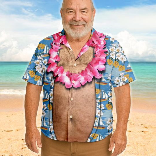 Discover Funny Dad Bod Aloha Tropical Flowers Hawaiian Shirt, Summer Men Beach Shirt, Dad Bod Hawaiian Shirt, Gift For Men, Dad, Funny Beach Shirt