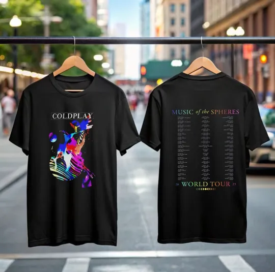 Discover Coldplay Music of the Spheres 2025 Shirt, Gift for Him