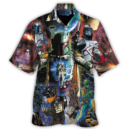 Discover Starr Warss The Bounty Hunters Starr Warss Hawaiian Shirt For Men and Women