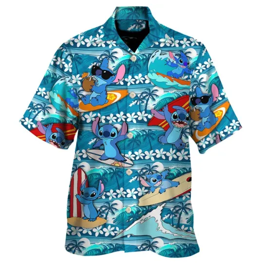 Discover Stitchh Surfing Hawaiian Shirt For Men and Women