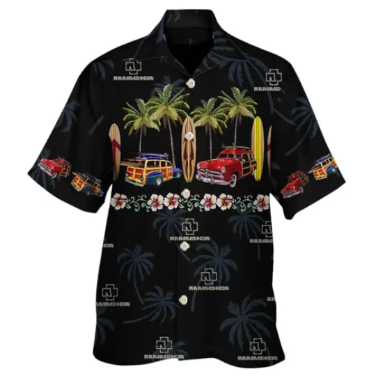 Discover Ramms Hawaiian Shirt Aloha Summer Beach Button Down