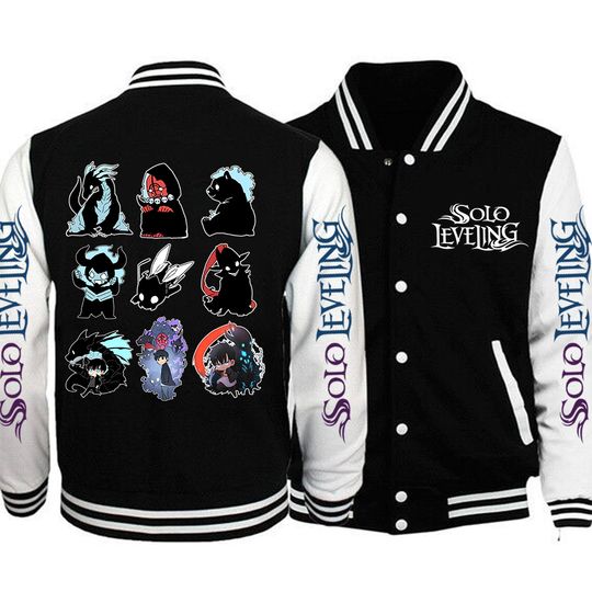 Discover Anime Solo Leveling 2025 Print Baseball Jacket