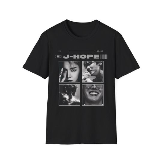 Discover J-Hope Graphic Tee | Bangtan Era Fan Shirt | Jung Hoseok Stage Moodboard Design