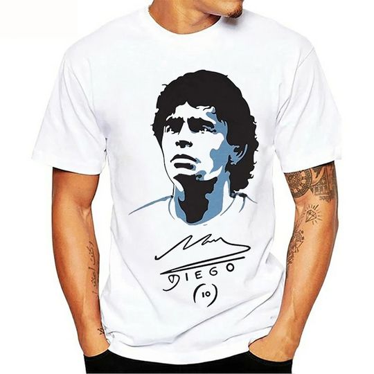 Discover Diego Maradona 3D printed men's and women's T-shirts