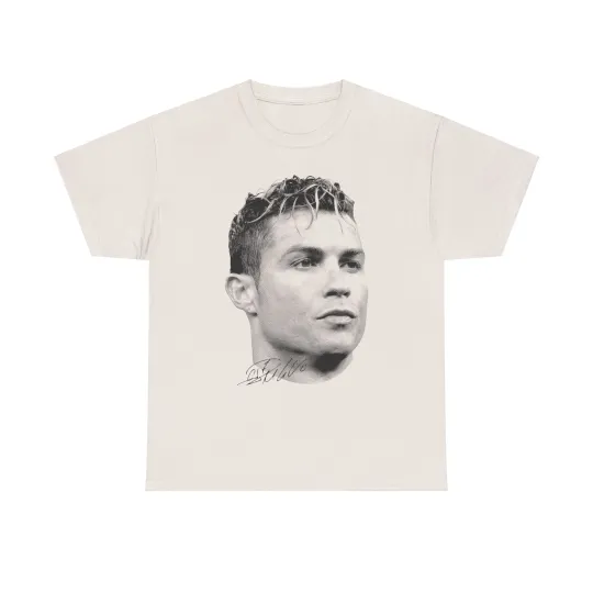 Discover Cristiano Ronaldo Vintage Style Graphic T Shirt
