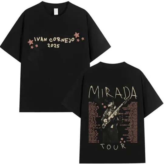 Discover Ivan Cornejo 2025 Mirada Tour T-Shirt, Mirada Tour Shirt, Concert Fan Gift Ideas