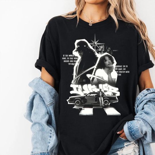 Discover SZA & Kendrick Lamar Tour Shirt, Grand National Tour Merch Shirt, SZA and Kendrick Shirt