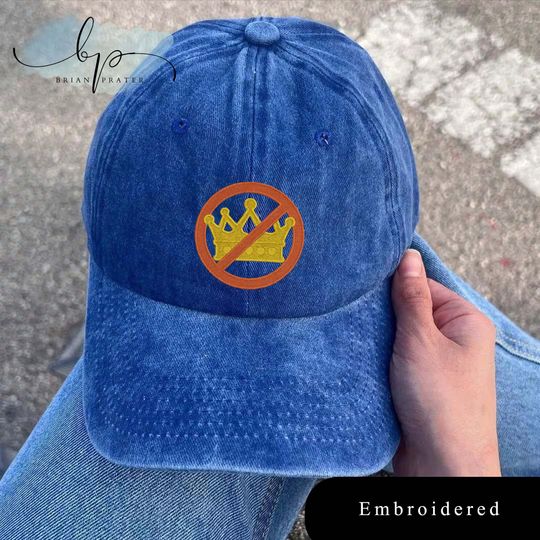 Discover Embroidered No Kings in America since 1776 hat, Baseball Hat, Patriotic Hat