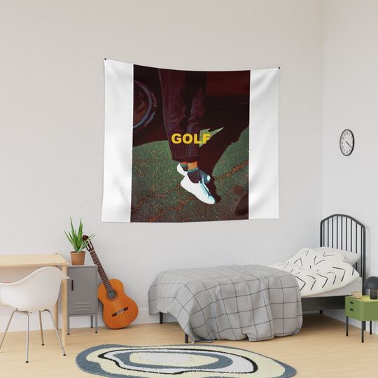 Discover Golf Tapestry