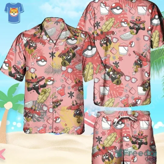 Discover PKM Tapu Bulu Hawaiian Pattern Ball Fans Hawaiian Shirt For Men An