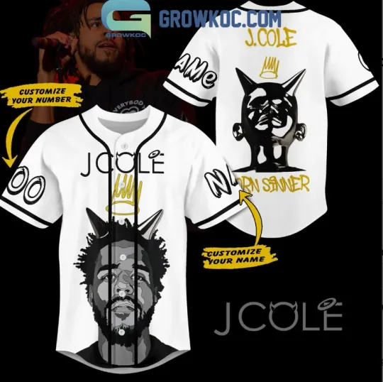 Discover J.Cole Born Sinner Fan Personalized Baseball Jersey