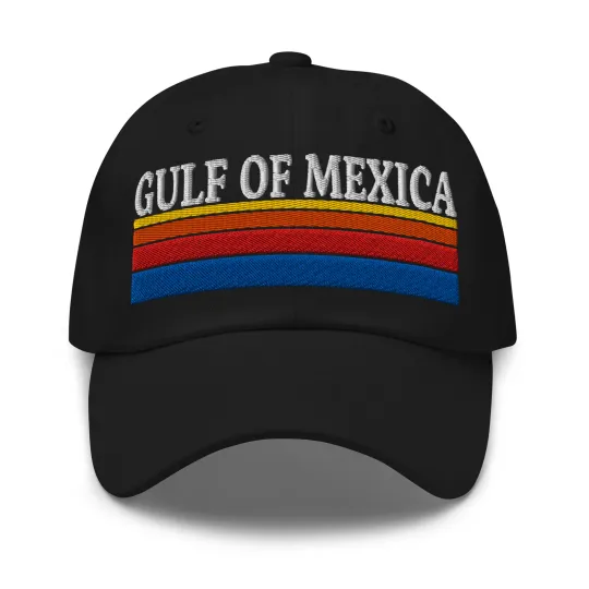 Discover Gulf of Mexico Hat, Gulf of Mexico since 1672 Retro Hat (Embroidered Dad Hat)