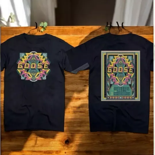 Discover Goose Band Winter Tour 2025 Concert T-Shirt Gift for Friends