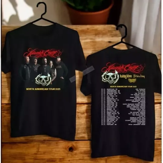 Discover Killswitch Engage North American Tour 2025 Concert T-Shirt