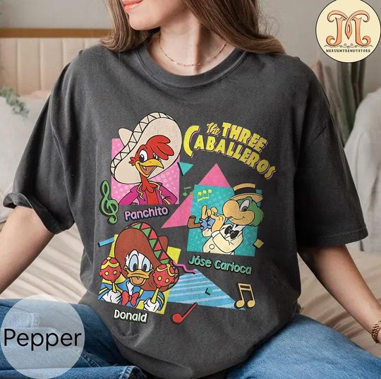 Discover Disneyyy The Three Caballeros Mexico Shirt, Three Caballeros Shirt