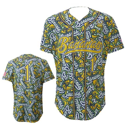 Discover Savannah Bananas Baseball Jersey – Team AOP Collection Sports Fans Shirt