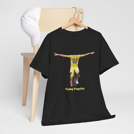 Discover Tadej Pogacar Tour de France Winner Tee, Cycling Fan Shirt, Cycling Gift, Sports Fan Shirt
