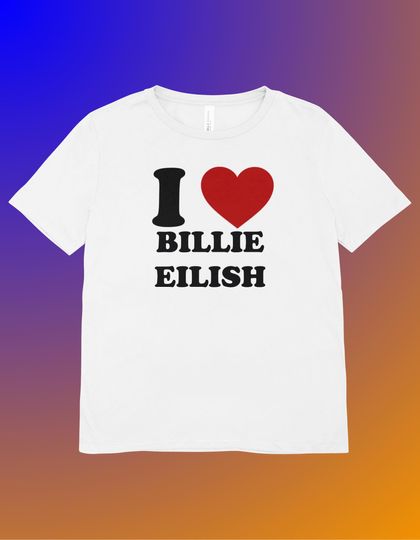 Discover Billie Eilish, Hit me hard and soft tour T-shirt