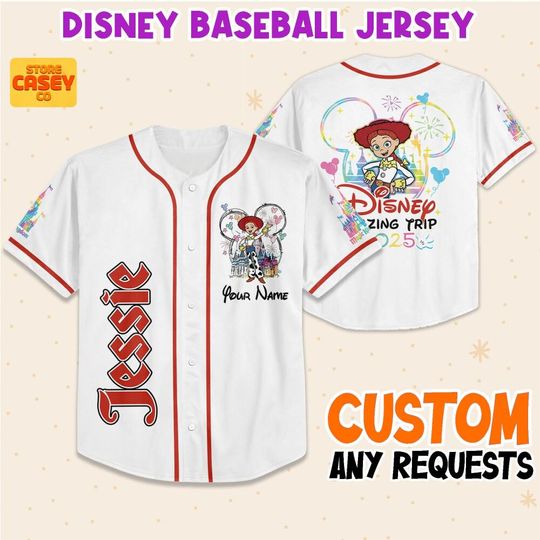 Discover Custom Jessie Jersey, toy stories, Personalized Disneyyland Jersey
