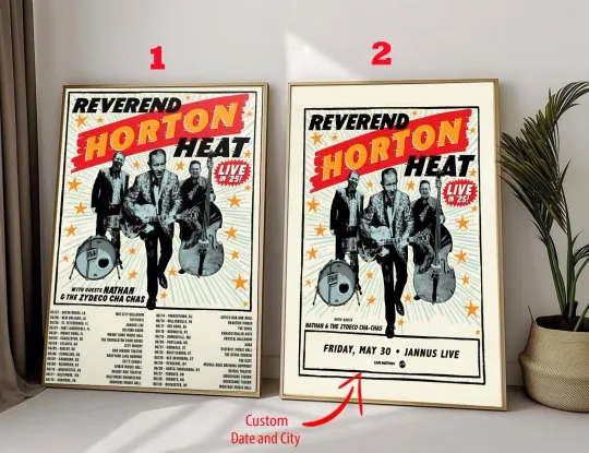 Discover Reverend Horton Heat Tour 2025 Poster