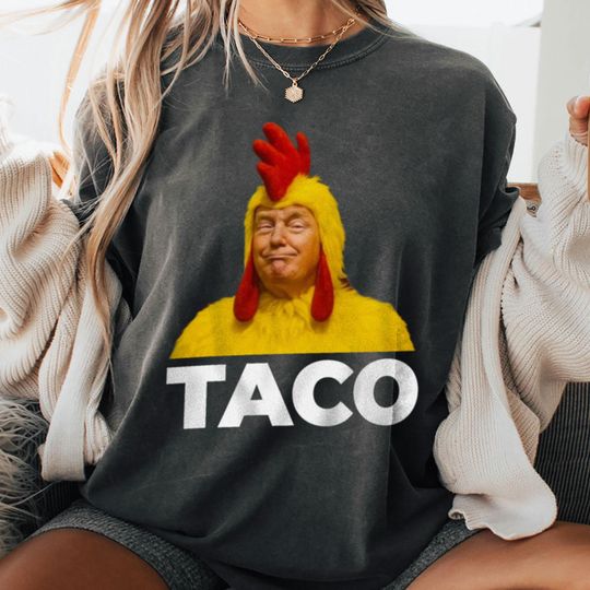 Discover Funny Trump Taco Crewneck Sweater, Vintage-Inspired Sweatshirt, Anti-DT T-shirt